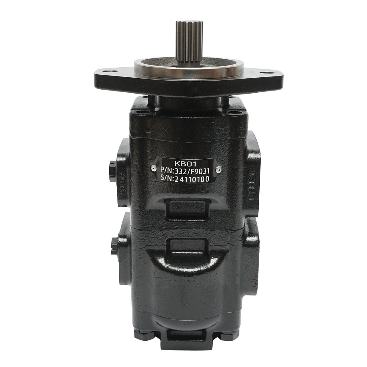 Pompa hidraulica tripla cu supapa 37/33CC pentru incarcator, manitou JCB cod OEM 332/F9031, 20/925581, 333/G5391, 7049532007